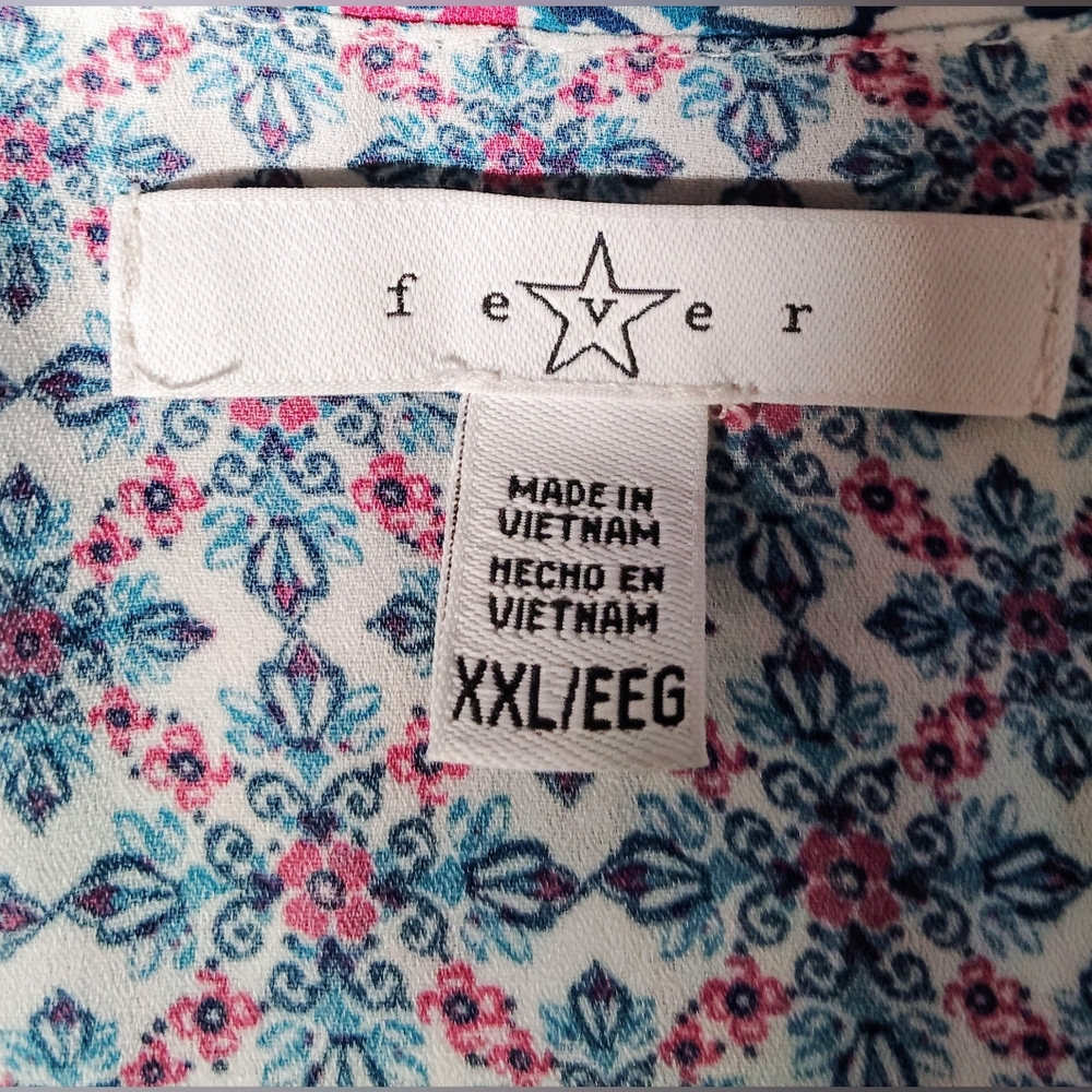 Fever Layered Blouse Sz- XXL - Picture 5 of 5